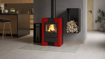 HS FLAMINGO krbová kamna ESPO II - červená