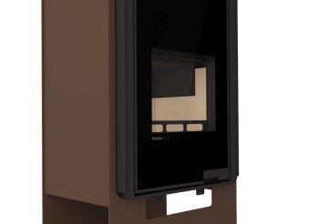 HS FLAMINGO krbová kamna DELUXE SINGA - hnědá sametová