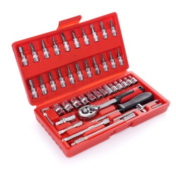 Kraft&Dele KD10525 Gola sada s nástrčnými klíči 46 ks