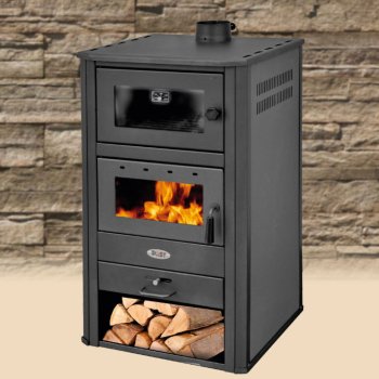 BLIST krbová kamna BRM s troubou - šedá