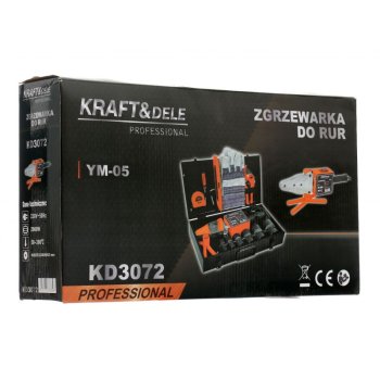 Kraft&Dele KD3072 polyfúzní plastových trubek 2900W/230V - Použito