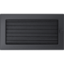 Krbová mřížka 17x30 BASIC grafitová s žaluzií
