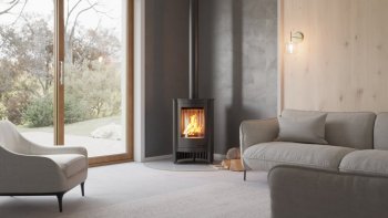 HS FLAMINGO krbová kamna MASTERFLAMME Piccolo I - černá