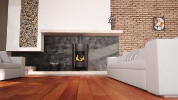 HS FLAMINGO krbová kamna MASTERFLAMME Grande I - černá