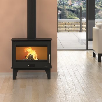 Krbová kamna BRONPI SENA PLUS, 12,5 kW, černá