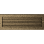 Krbová mřížka 17x49 BASIC staré zlato s žaluzií