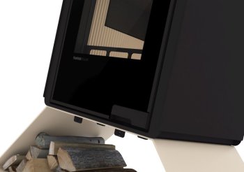 HS FLAMINGO krbová kamna DELUXE SENAI - krémová