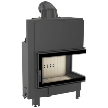 KRATKI krbová vložka MBO 15 BS, pravé ohýbané sklo