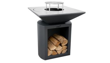 ARTISS Zahradní gril G2 Grafit s deskou z nerezové potravinářské oceli