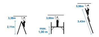 Higher Hliníková pracovní plošina 3v1 2x8 ML-1108