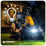 Zahradní traktor POWERMAT PM-OTS-6HPM, 6 HP, 66 cm, koš 150 l