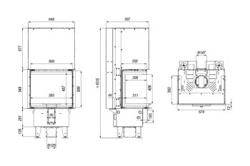 Krbová vložka DEFRO HOME INTRA XSM C G