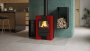 HS FLAMINGO krbová kamna ESPO II - červená