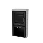 Kachlová kamna NORDflam TROMSO, 5,7 kW, bílá