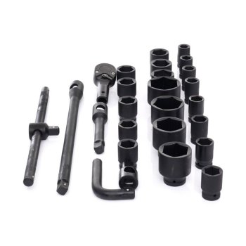 Kraft&Dele KD11758 Nástrčné rázové hlavice 3/4" 6-ti hran 26 ks