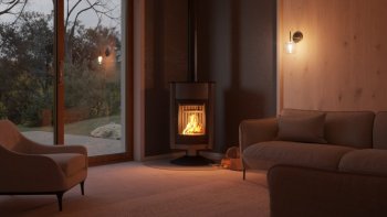 HS FLAMINGO krbová kamna MASTERFLAMME Grande II - šedá