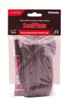 Těsnící šňůra na dvířka kulatá + lepidlo 12mm 2,5m