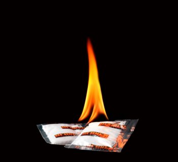 BURNER podpalovač - tuba 100 ks