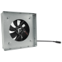 Redukce do mřížky 17x17 s ventilátorem - 100 mm