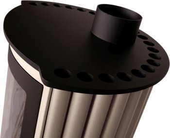 HS FLAMINGO krbová kamna MASTERFLAMME Piccolo II - krémová