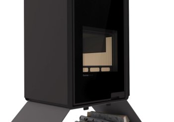 HS FLAMINGO krbová kamna DELUXE SENAI - šedá