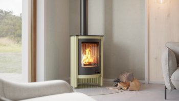 HS FLAMINGO krbová kamna MASTERFLAMME Piccolo I - olivová