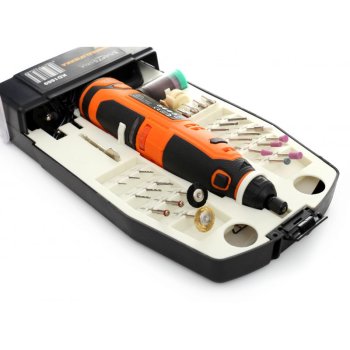 Kraft&Dele KD1669 přímá mini bruska 12V s příslušenstvím - Použito
