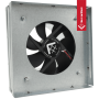 Redukce do mřížky 17x17 s ventilátorem a senzorem - 100 mm