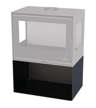 Krbová kamna BRONPI BIMBA-70-3C, 10 kW, antracit