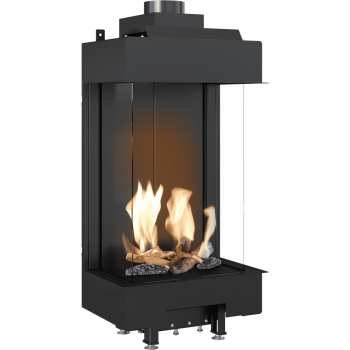 KRATKI Krbová plynová vložka LEO 45/68/G31/37MBAR na propan, 3 skla