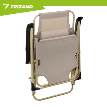 Skládací zahradní lehátko TRIZAND, 60x177x30cm, 27553