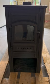 Nordflam krbová kamna MERIDO černá - II. Jakost