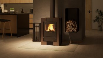 HS FLAMINGO krbová kamna ESPO II - hnědá