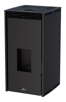 Peletová kamna Bronpi FREE-11, 10 kW, černá