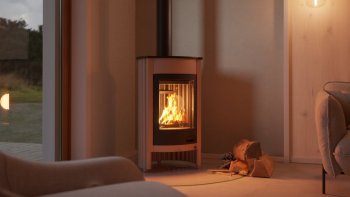 HS FLAMINGO krbová kamna MASTERFLAMME Medie I - krémová