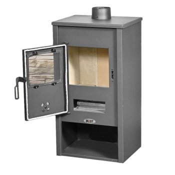 BLIST krbová kamna B2 E s výměníkem - antracit