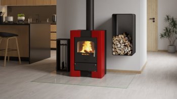 HS FLAMINGO krbová kamna ESPO I - červená