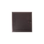 Komínová dvířka NORDflam BASIC, 140x140 mm, šedá