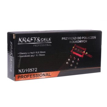 Kraft&Dele KD10572 vrtací šablona pro kolíky 10ks