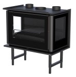 Krbová vložka BRONPI PARIS 70 Vision tři skla, 13 kW