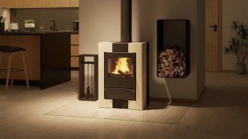 HS FLAMINGO krbová kamna ESPO II - Krémová