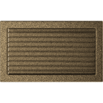 Krbová mřížka 22x37 BASIC staré zlato s žaluzií