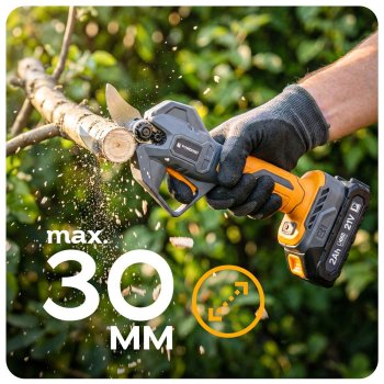 POWERMAT PM-SA-21V-2AM AKU nůžky na větve 2x21V 2Ah