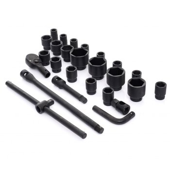 Kraft&Dele KD11758 Nástrčné rázové hlavice 3/4" 6-ti hran 26 ks