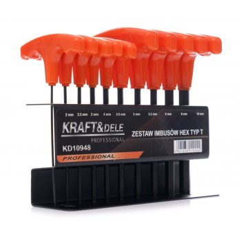 Kraft&Dele KD10948 Sada imbusových klíčů 2-10mm 10 ks