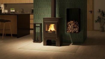 HS FLAMINGO krbová kamna ESPO III šedá