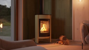 HS FLAMINGO krbová kamna MASTERFLAMME Medie I - olivová