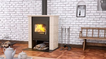 HS FLAMINGO kachlová kamna BALI - krémová