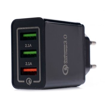 Kraft&Deleí KD1236 Síťová nabíječka Quick charge 3x USB