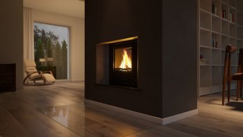 HS FLAMINGO krbová vložka AQUAFLAM 17 ROVNÁ s výměníkem a základní regulací